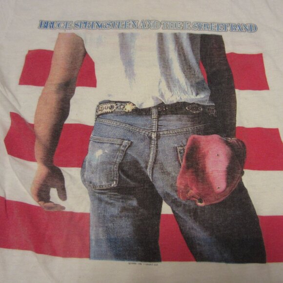 Vintage 1984 Bruce Springsteen Born In The USA World Tour T-shirt Medium - Picture 4 of 10